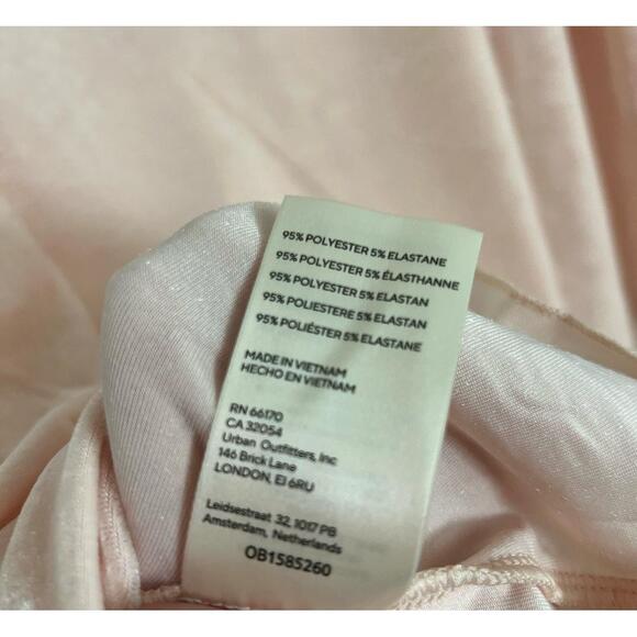 Free People Teresa Velvet XL‎ Light Pink Ruffled Peasant Puff Sleeve Top Boho - Picture 10 of 10